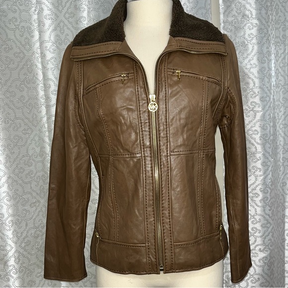 Michael Kors Jackets & Blazers - Michael Kors brown bomber jacket